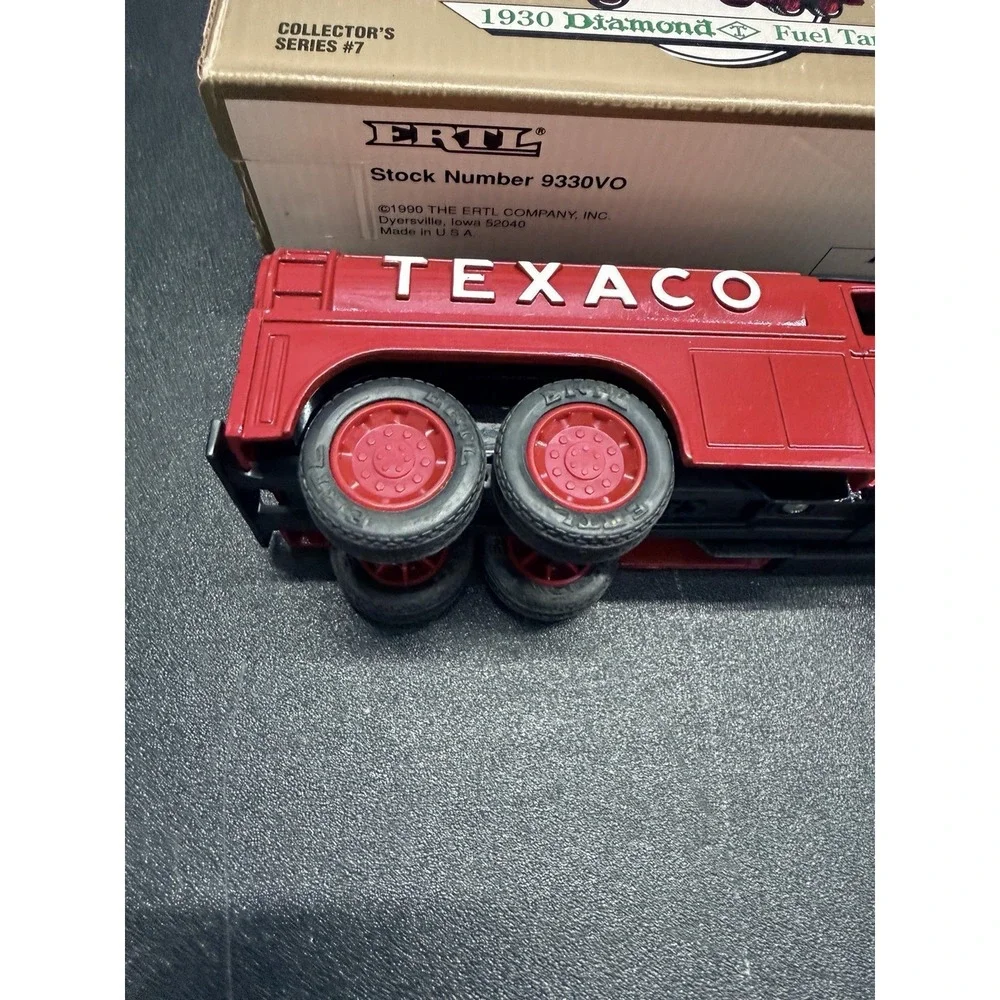 Texaco 1930 Diamond Fuel Tanker Truck Bank Ertl Series 7 Diecast w‎ Box (m14)